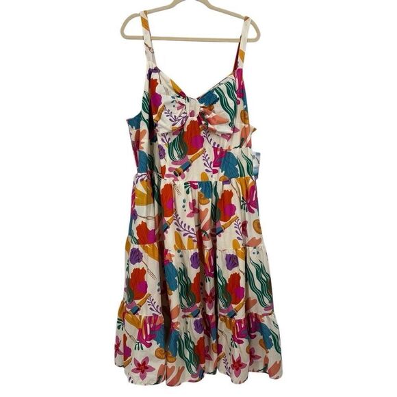 Disney The Little Mermaid Maxi Dress Size 2X NWT - Picture 1 of 13